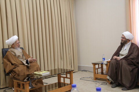 دیدار رئیس شورای سیاستگذاری ائمه جمعه با آیت الله العظمی جوادی آملی