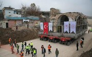 مسجد تاریخی ترکیه برای محافظت در مقابل سیل منتقل شد