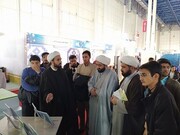بازدید طلاب مدرسه علمیه حاج شیخ کاشمر از نمایشگاه پژوهش و فناوری