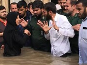 گزارشی از آخرین اقدامات جهادی حوزویان در مناطق آب گرفته اهواز