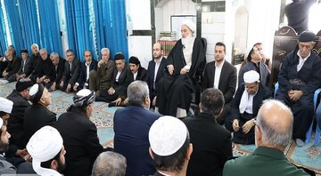 تجلیل آیت الله علما از ماموستا غفوری