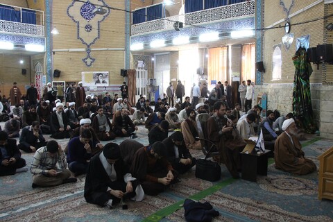 مراسم دعا برای آزادی و سلامتی شیخ زکزاکی در مدرسه علمیه معصومیه