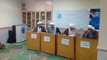 تصاویر / کرسی نظریه پردازی "مصرف سهم امام در زمان غیبت از منظر فقها" در مدرسه علمیه طالبیه تبریز