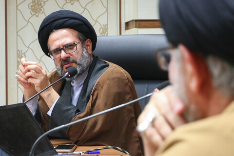 حجت الاسلام و المسلمین حسینی کوهساری، مسئول مرکز ارتباطات و بین الملل حوزه های علمیه