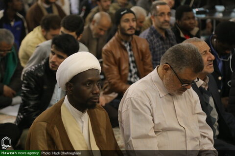 بالصور/ مراسم الذكرى الرابعة لمجزرة الشيعة في نيجريا واعتقال الشيخ الزكزاكي بقم المقدسة