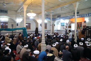 تصاویر/ مراسم پنجمین سالگرد ارتحال مرحوم آیت الله انصاری شیرازی در قم