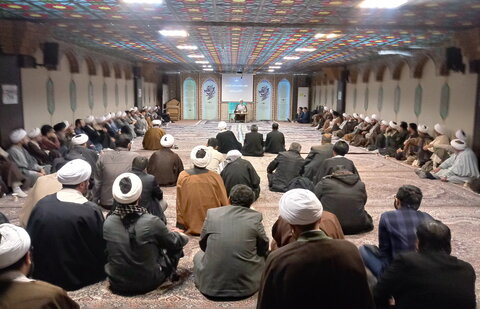 حجت الاسلام ذوالنور در جلسه طلاب نور و محمودآباد
