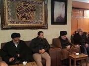 حضور مقتدا صدر در منزل سردار شهید سلیمانی+ عکس