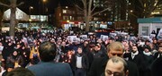 تصاویر / اجتماع شیعیان لندن در پی شهادت سردار سلیمانی مقابل مرکز اسلامی انگلیس