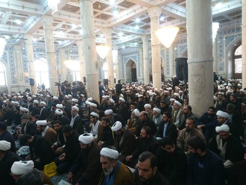 تجمع حوزویان در مسجد اعظم