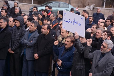 تصاویر/ تجمع دانشگاهیان تبریز در حمایت از تداوم مقاومت و بزرگداشت شهید حاج قاسم سلیمانی