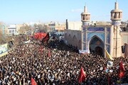فیلم| تجمع و عزاداری مردم اردبیل در سوگ شهادت سردار