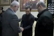 فیلم| حضور اسماعیل هنیه رئیس دفتر سیاسی حماس در منزل سردار شهید حاج قاسم سلیمانی