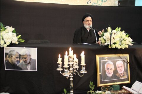 commemoration of the martyrdom Hajj Ghasdem Suleimani and Abu Mehdi al-Mohandes