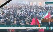 فیلم| خیل عظیم مردم کرمان در انتظار شهید سپهبد حاج قاسم سلیمانی