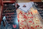 دفن سردار شهید قاسم سلیمانی با عبای نماز شب رهبر انقلاب