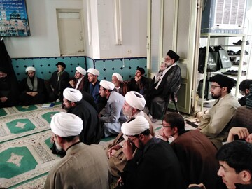 تصاویر/ مراسم بزرگداشت حاج قاسم سلیمانی در مدرسه علمیه آیت الله مدنی(ره) کاشان