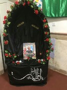 طلاب مدرسه حضرت معصومه(س) زاهدان در سوگ سردار مقاومت