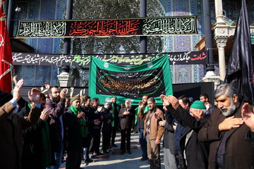 تصاویر/  مراسم عزاداری شهادت حضرت زهرا (س) در حرم کریمه اهل بیت (ع)
