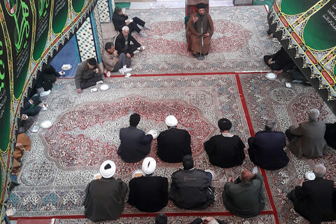 مراسم عزاداری شهادت حضرت زهرا(س) در حوزه علمیه یزد