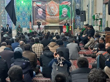 عزاداری مهاجرین افغانستانی مقیم کاشان در فراق شهادت سردار