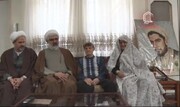 فیلم/ دیدار مدیر حوزه قزوین با خانواده روحانی شهید رضا وهابی محقق