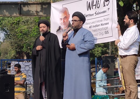 تصاویر/ تظاهرات ضد آمریکایی در باندره ممبئی هندوستان