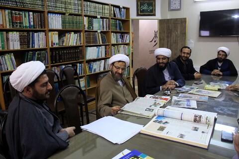 تصویری رپورٹ|دفتر تبلیغات اسلامی کے سربراہ کا حوزہ نیوز ہیڈ آفس کا دورہ