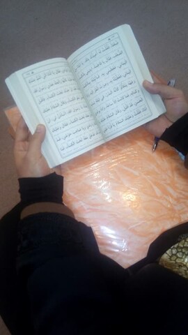 ابراز همدردی طلاب خواهر ارومیه با خانواده جانباختگان هواپیمایی