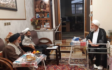 دیدار رئیس مرکز خدمات حوزه‌های علمیه با آیت الله باکویی