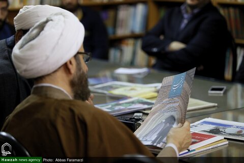 بالصور/ رئيس مكتب التبليغ الإسلامي يتفقد مركز إعلام الحوزة العلمية بقم المقدسة