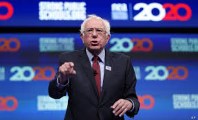 Democratic presidential candidate Bernie Sanders