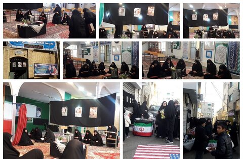 برگزاری یادبود سردار سلیمانی در مدرسه علمیه قدسیه بهشهر