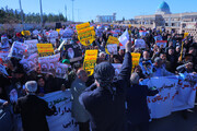 تصاویر/ راهپیمایی مردم بیرجند در حمایت از سپاه پاسداران انقلاب اسلامی