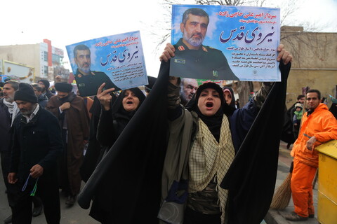 تصویری رپورٹ| قم میں سپاہ پاسداران انقلاب اسلامی کی حمایت میں عظیم الشان ریلی