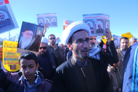 راهپیمایی مردم بیرجند در حمایت از سپاه پاسداران انقلاب اسلامی