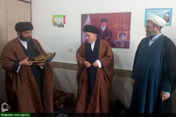 مراسم معارفه هیئت‌امنای جدید مدارس علمیه اندیمشک+عکس