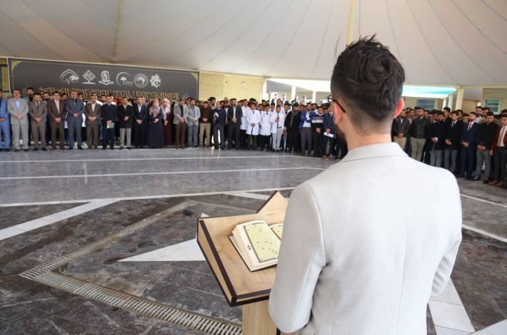 L’université Al Ameed organise une pause en solidarité avec les manifestants et commémore leurs martyrs