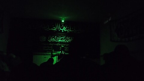 تصاویر / مراسم‌عزاداری ایام فاطمه در حوزه علمیه شبستر