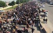 شیوخ عشایر اهل سنت در تظاهرات میلیونی جمعه عراق شرکت می کنند