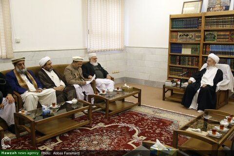 La réunion des savants Pakistanais avec le Grand Ayatollah Makarem-Chirazi
