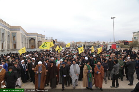 بالصور/ تشييع جثمان الشهيد حجة الإسلام المسلمين السيد رحمة الله الموسوي من شهداء المدافعين عن المقدسات بمدينة قم