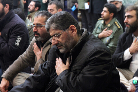 مراسم ترحیم جانباختگان سقوط هواپیما در همدان