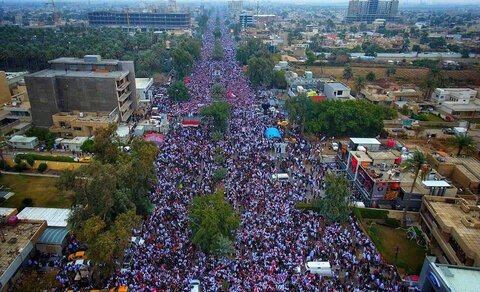 تظاهرات میلیونی عراقی ها