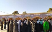 برپایی خیمه یاس نبوی به مناسبت ایام فاطمیه در مزار شیخان