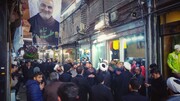 فیلم| عزاداری طلاب در بازار تهران
