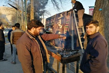 موکب طلاب فاطمی(س) در کرمانشاه شروع بکار کرد