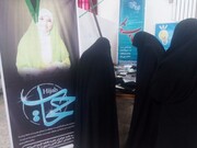 تصاویر/حضور طلاب مدرسه علمیه فاطمه الزهرا(س)اهر در نمایشگاه فاطمیه