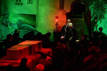 حال و هوای حسینیه ایران در وداع با شهدا به روایت تصویر