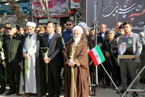 تصاویر/ مراسم گرامیداشت یوم الله 12 بهمن در بجنورد
